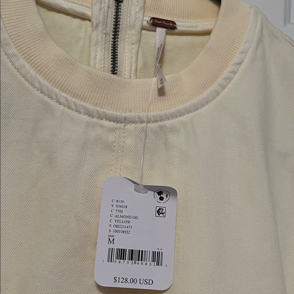 Free People Harlow Mini dress NWT in color “Almond Oil” - Picture 2 of 2